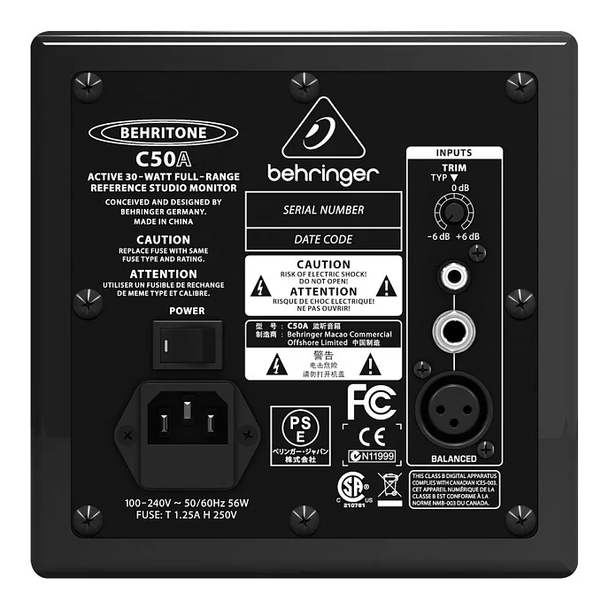 Студийный монитор Behringer Behritone C50A Black - рис.3