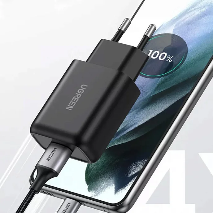 Зарядное устройство Ugreen CD122 (10133) 18W Black - рис.1