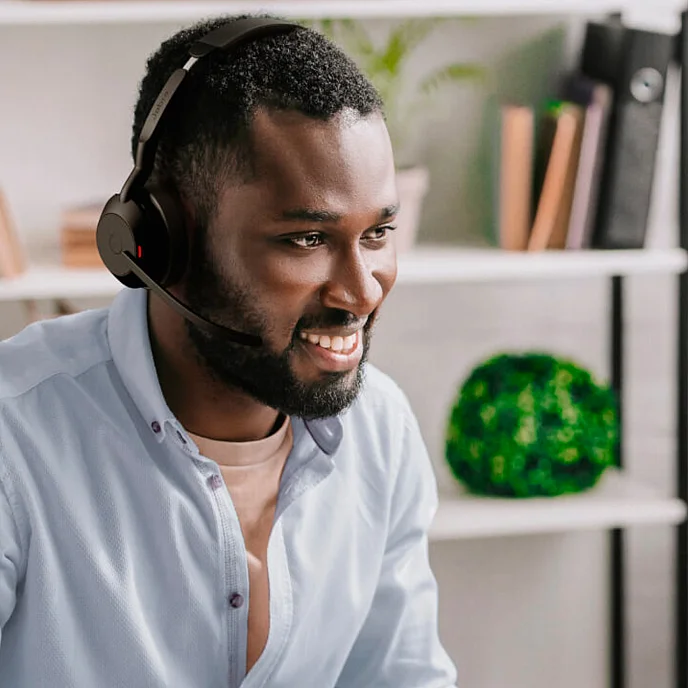 Гарнитура Jabra Evolve2 55 Link380a MS Stereo Stand Black - рис.8