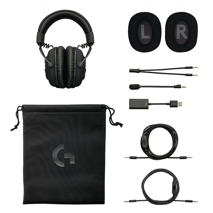 Игровая гарнитура Logitech PRO X Gaming Headset Black - рис.8