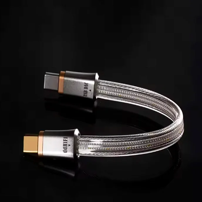 Кабель ddHiFi TC19CC Silver USB-C - USB-C 10cm - рис.2