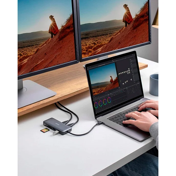 USB HUB Anker PowerExpand 8-in-1 USB-C PD Media Hub Black - рис.6
