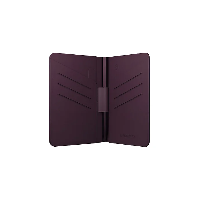 Чехол Magssory Ultima Geo Passport Cover Burgundy - рис.4