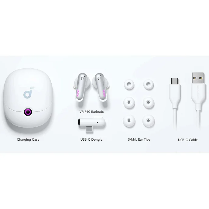 Беспроводные наушники Anker Soundcore TWS VR P10 White - рис.6