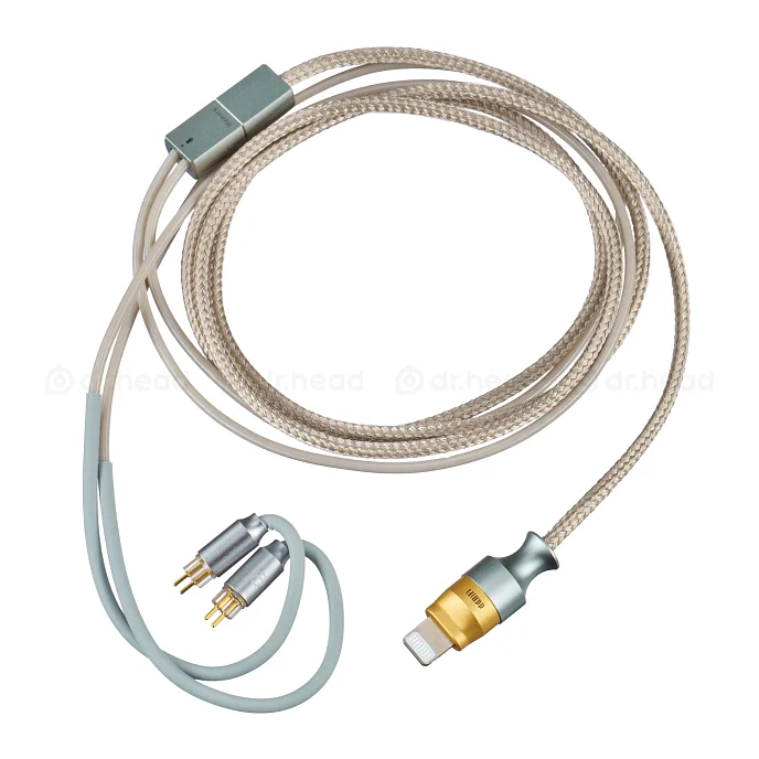 Кабель ddHiFi M110A 2-pin - Lightning Silver - рис.0