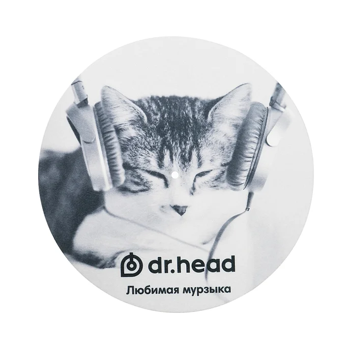 Мат для проигрывателей винила Dr.Head SlipMat Любимая Мурзыка - рис.0