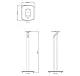 Стойки под акустику KEF S1 Floor Stand White - рис.3