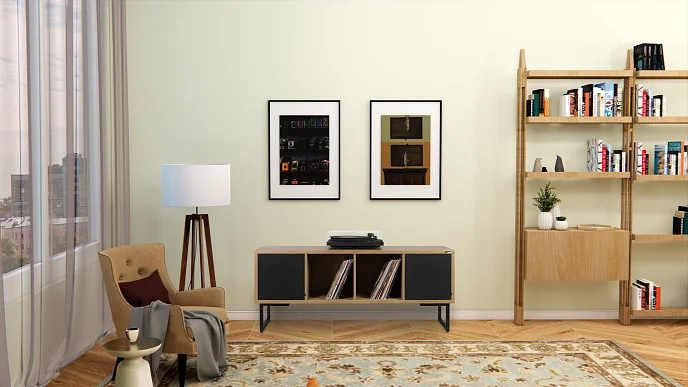 Стойка для Hi-Fi Radiotehnika Rondo Stage 400 Walnut - рис.11