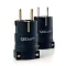 QED Reference Euro Plug Rhodium