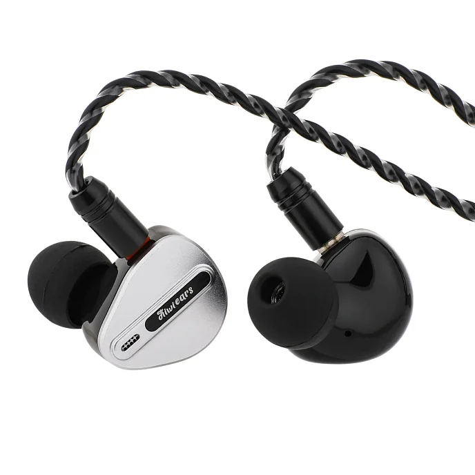 Наушники внутриканальные Kiwi Ears Airoso Black/Silver - рис.1