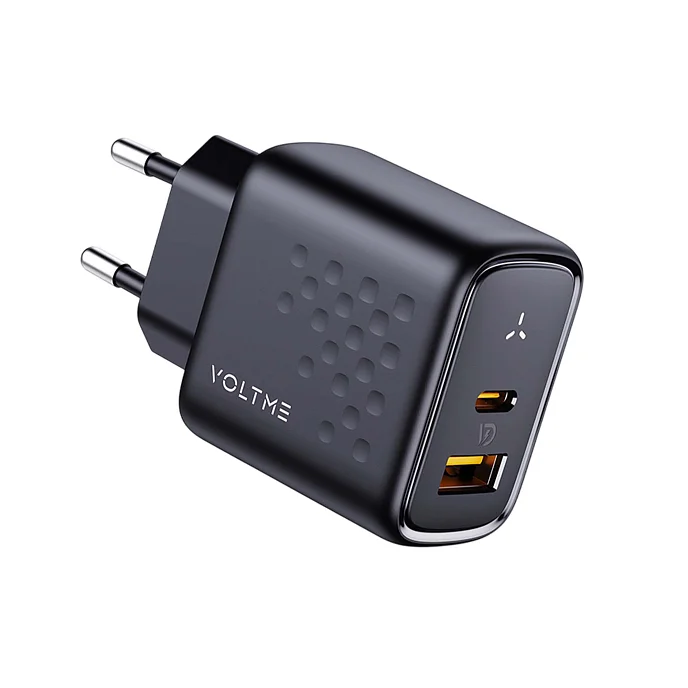 Сетевое зарядное устройство VOLTME Revo 45CA Duo Black - рис.1