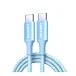 Кабель UGREEN L502 USB-C Blue 2m - рис.0