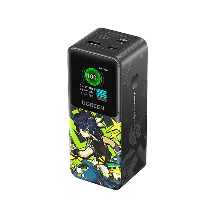 Портативный аккумулятор UGREEN PB721 Genshin Impact Edition Nexode 20000mAh 130W серый - рис.0