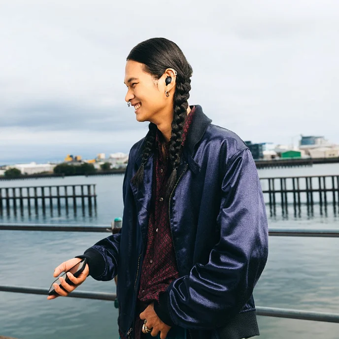 Беспроводные наушники Audio-Technica ATH-CKS30TW+BK Black Matt - рис.8