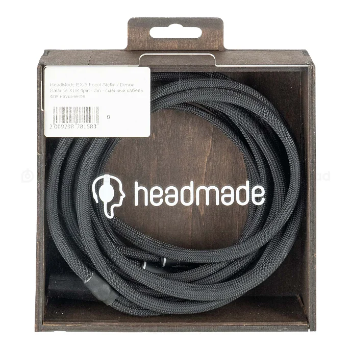 Кабель HeadMade EX-9 Focal Stellia Denon XLR 4-pin 1.2m - рис.1