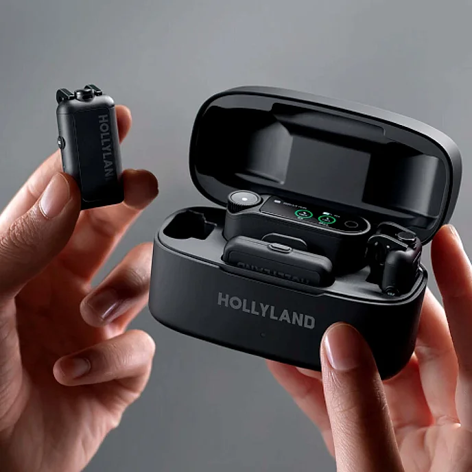 Микрофон беспроводной Hollyland Lark Max 2 Combo Black - рис.2