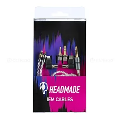 Кабель HeadMade IEM 2-pin to Multi-Plug 5 in 1 Silver 1.2m