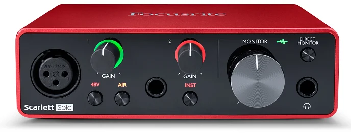 Внешняя звуковая карта FOCUSRITE Scarlett Solo 3rd Gen - рис.1