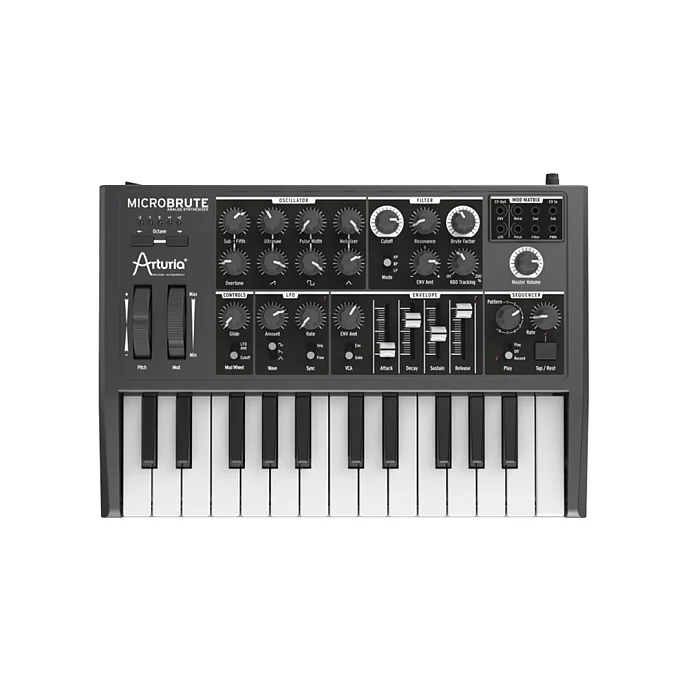 Купить синтезатор Arturia MicroBrute по цене 34220 руб. в Москве с