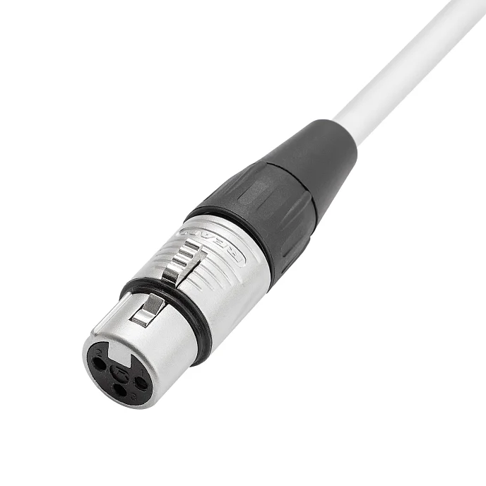 Кабель HeadMade Pro XLR-F - XLR-M White 3m - рис.2