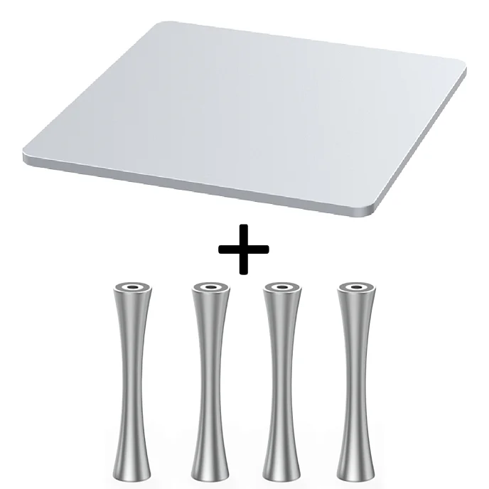 Стойка для Hi-Fi ddHiFi HS250 + SR100 x 4 Cool Gray/Silver - рис.0