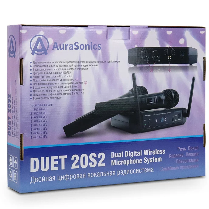 Радиосистема AuraSonics Duet 20S2 Digital - рис.5