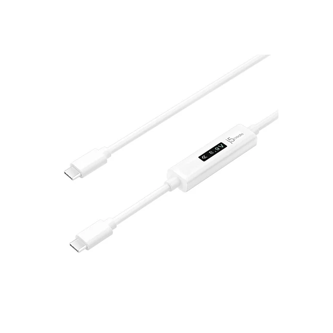 Кабель j5create USB-C - USB-C Dynamic Power Meter Charging Cable - рис.0