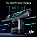 Зарядное устройство UGREEN W709 UNO 2-in-1 Robot Magnetic 20W for iPhone/AirPods Grey - рис.5