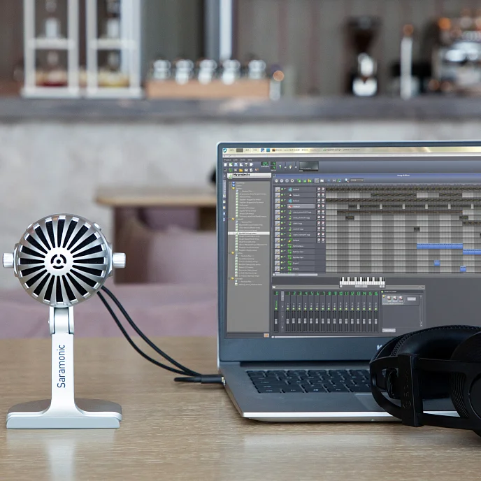 USB-микрофон Saramonic SmartMic MTV550 Silver - рис.9