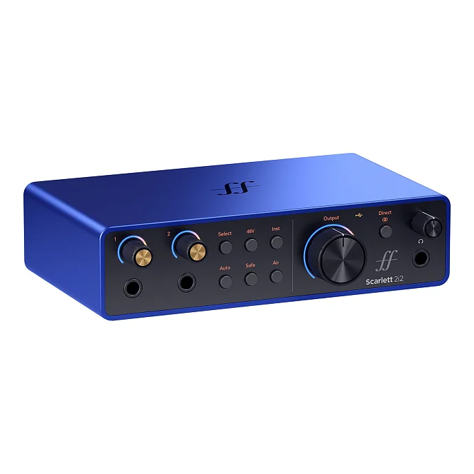 Аудиоинтерфейс Focusrite Scarlett 2i2 4th Gen Anniversary Edition Blue - рис.1