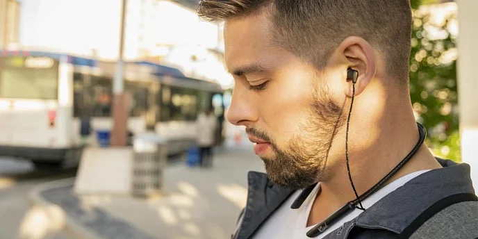 Беспроводные наушники Klipsch T5 Neckband Black - рис.6