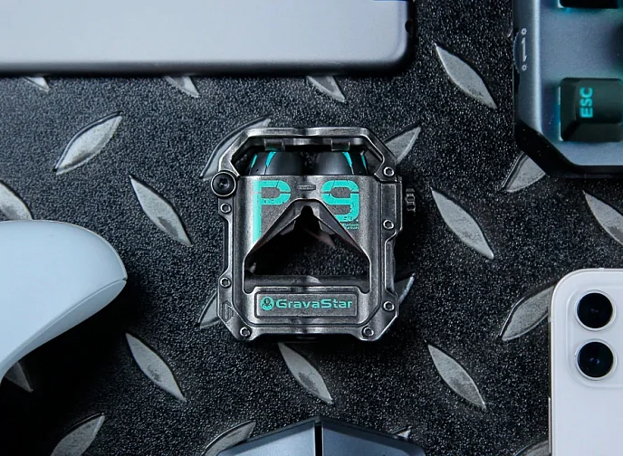 Беспроводные наушники Gravastar Sirius Pro War Damaged Grey - рис.5