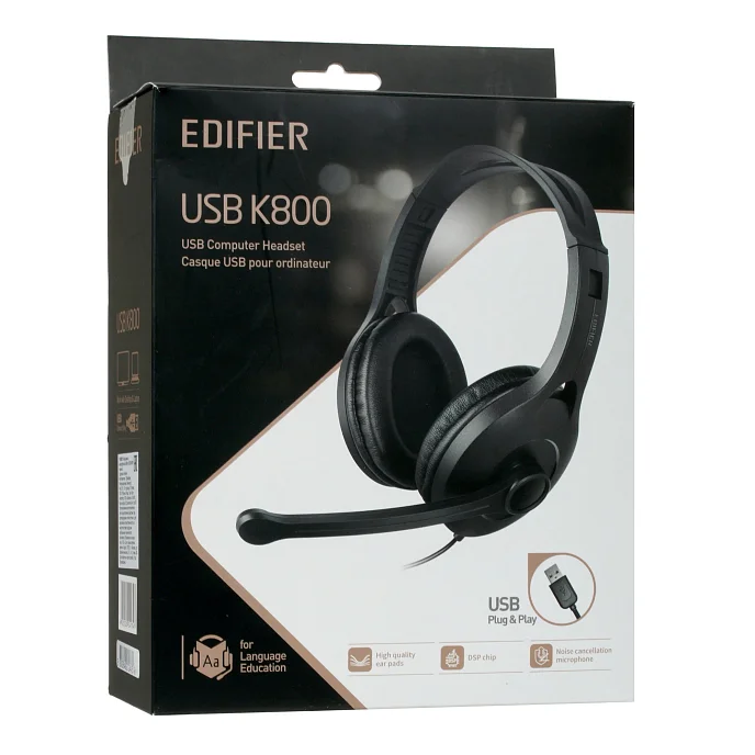Игровая гарнитура Edifier USB K800 Black - рис.5