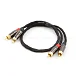 Кабель HeadMade Bennett - 2xRCA - 2xRCA, 0.6m - межблочный кабель 2rca-2rca (SN 44021584187973853052)_Уценка - рис.0