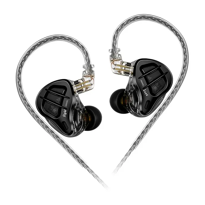 Наушники внутриканальные KZ ZAR without Mic Black - рис.0