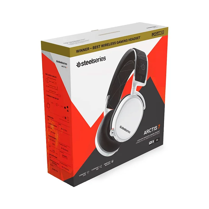 Игровая гарнитура SteelSeries Arctis 7 White - рис.4