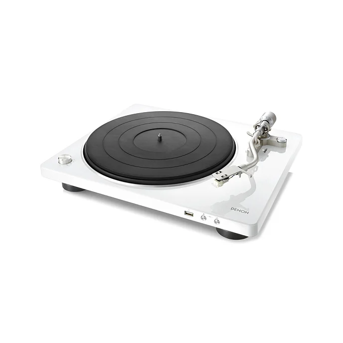 Проигрыватель винила Denon DP-450USB White - рис.0