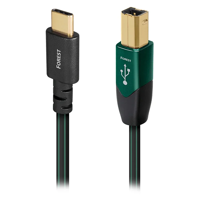 Кабель AudioQuest Forest USB-C - USB-B 0.75m - рис.0