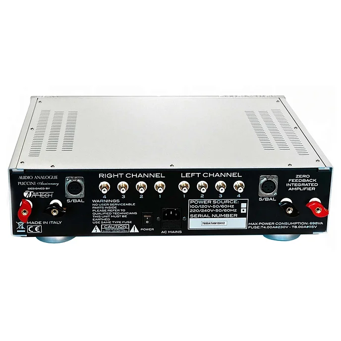 Интегральный усилитель Audio Analogue Puccini Anniversary Silver - рис.3