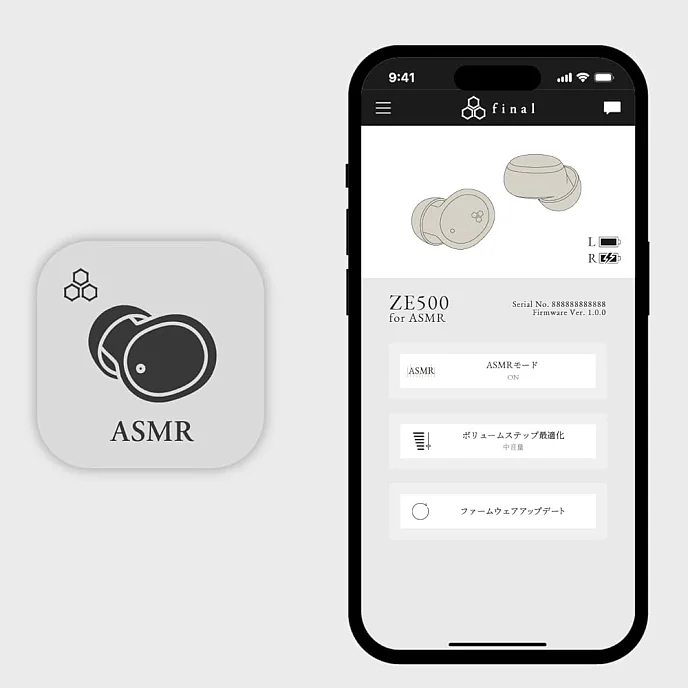 Беспроводные наушники Final Audio ZE500 for ASMR Dark Gray - рис.5