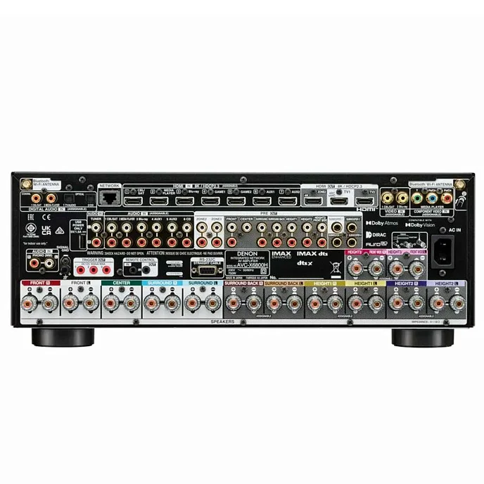 Ресивер Denon AVC-X6800H Black - рис.3