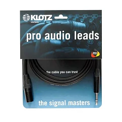 Кабель Klotz M1MS1B0500 Black XLR(m) – Jack 6.3 5m