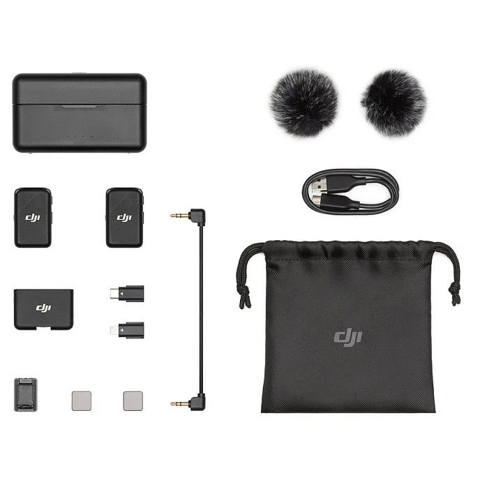 Радиосистема DJI Mic 2TX + 1RX + Charging Case Black - рис.9