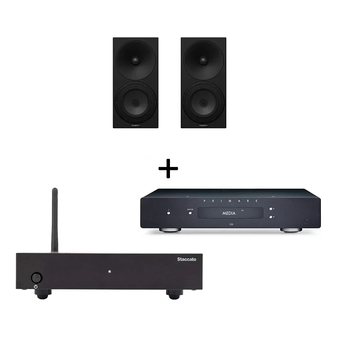 Комплект Primare I15 + Amphion Argon1 Black + Earmen Staccato - рис.0