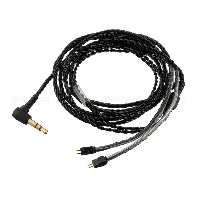 Кабель Aurian cable 2-pin - 3.5 mm Black 1.2m - рис.0