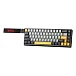 Клавиатура AULA WIN68HE MAX Dark Gray Yellow - рис.1
