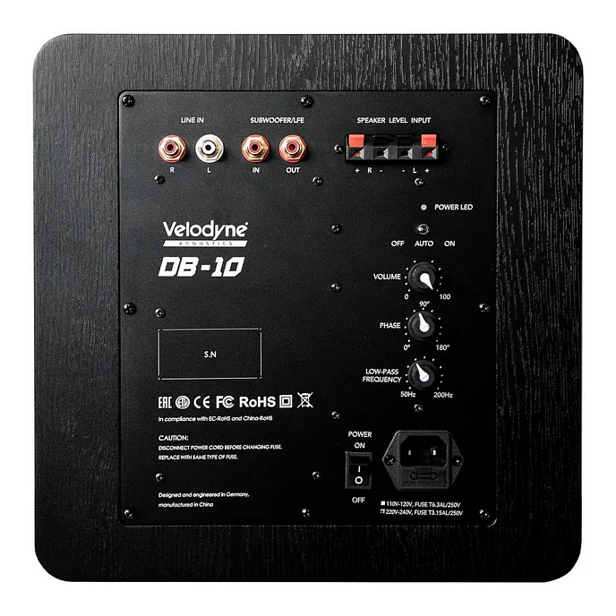 Сабвуфер Velodyne DB-10 Black - рис.3