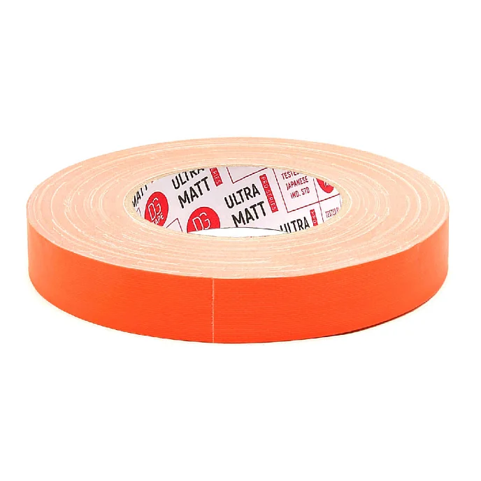 Клейкая лента DGTAPE ultraMATT Orange Fluorescent 25mm 50m - рис.1