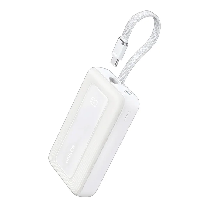 Внешний аккумулятор Anker Zolo Power Bank 10K 30W White - рис.0