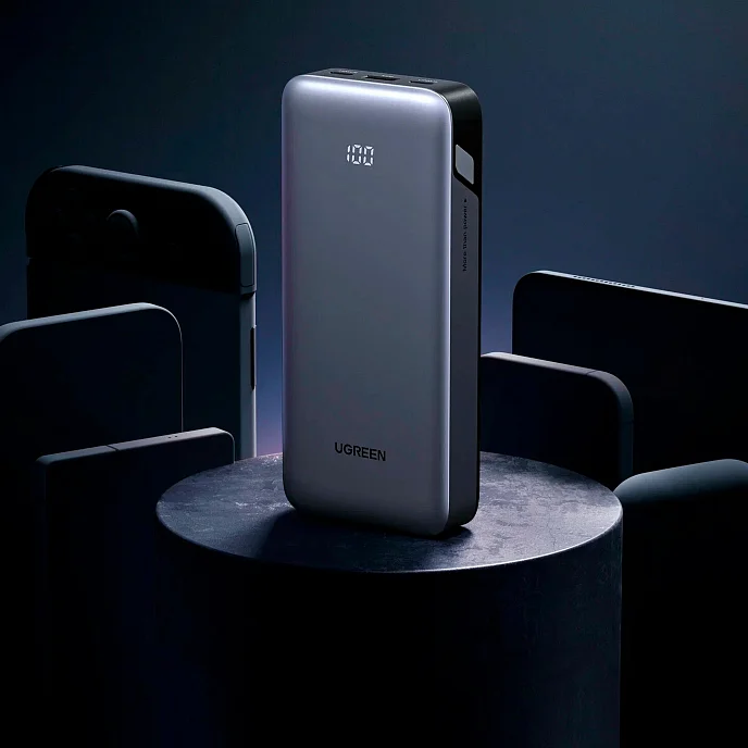 Портативный аккумулятор UGREEN PB535 10000mAh 30W Grey Cosmos - рис.2